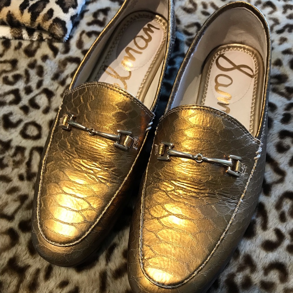 ❤️Sam Edelman womens Loraine metallic gold shoe